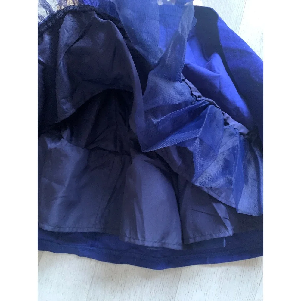 Gymboree Royal blue velvet dress girls sz 5T NWT Christmas‎ holidays formal